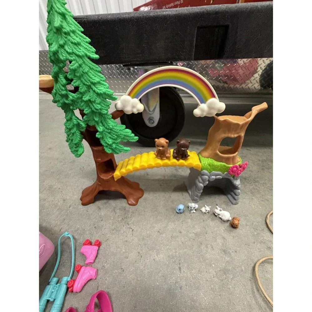 Barbie Club Chelsea Camper & Treehouse Playset Lot 2021 Mattel Dolls